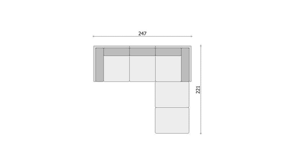 Clooods 3S2+ &ndash; Kutna garnitura
