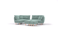 Alure / DE-75: Pastel Blue / Uklonjive navlake | Lijevi