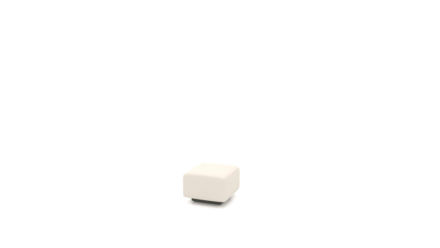 BonBon3 C element, element modularne sjedeće FEYDOM u tkanini Heim HM-03 White