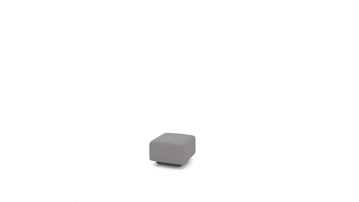 BonBon3 C element, element modularne sjedeće FEYDOM u tkanini Heim HM-95 Medium Grey