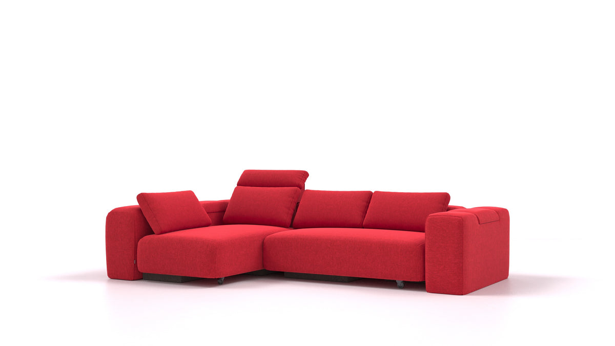 BonBon3 L, modularna sjedeća garnitura FEYDOM u tkanini Velare ET-11 Red