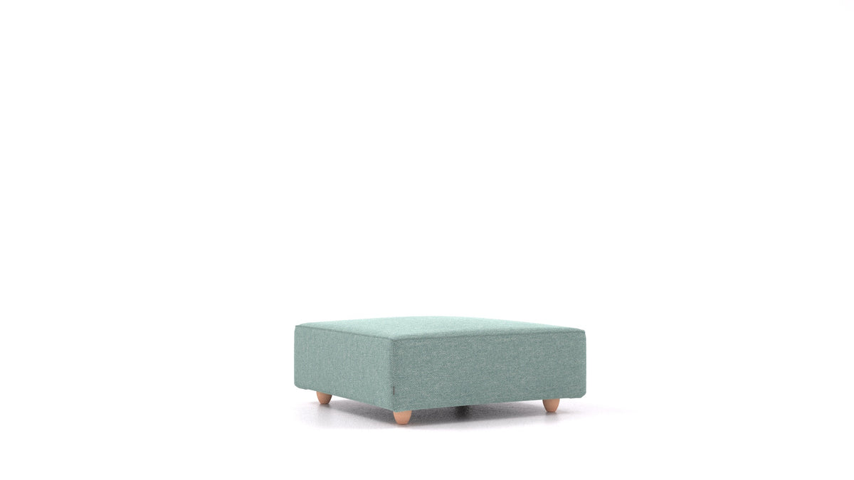 Cascais K, element modularne sjedeće FEYDOM u tkanini Alure DE-75 Pastel Blue, svijetle noge