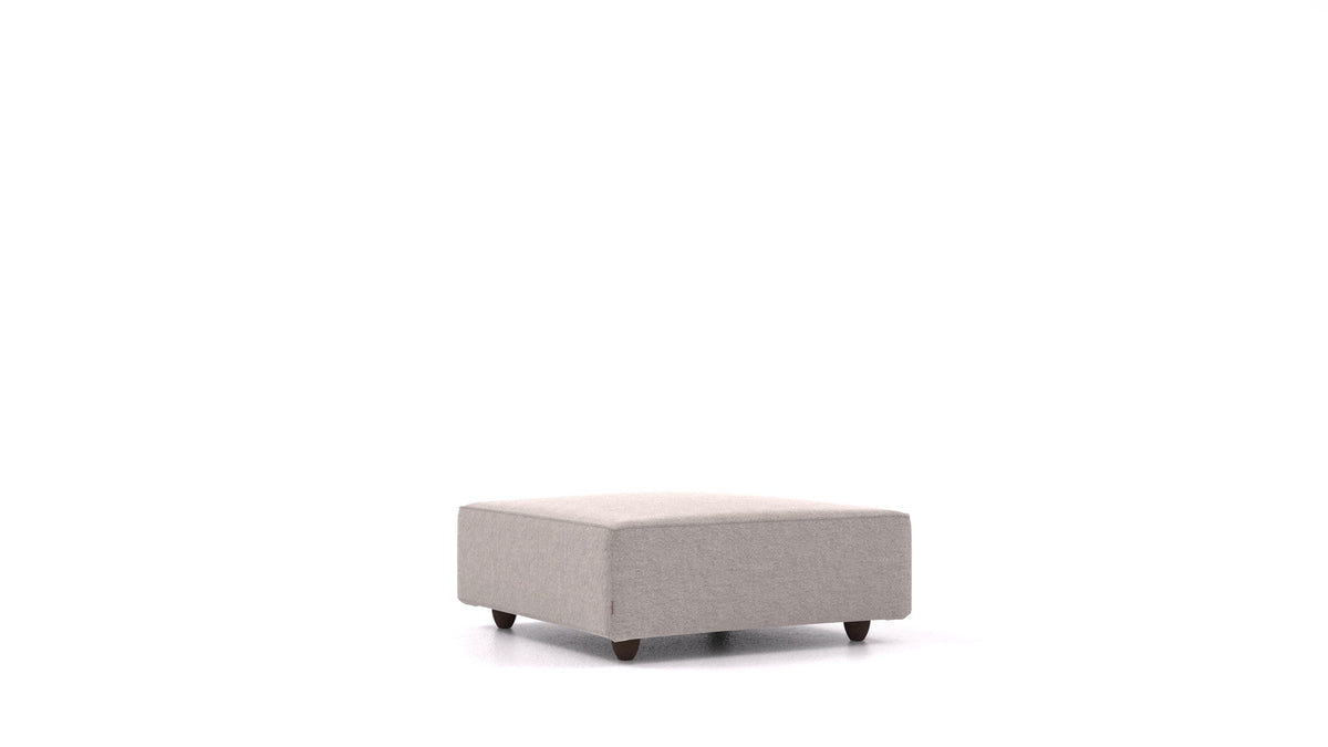 Cascais K, element modularne sjedeće FEYDOM u tkanini Phoenix FE-84 Middle Grey, tamne noge