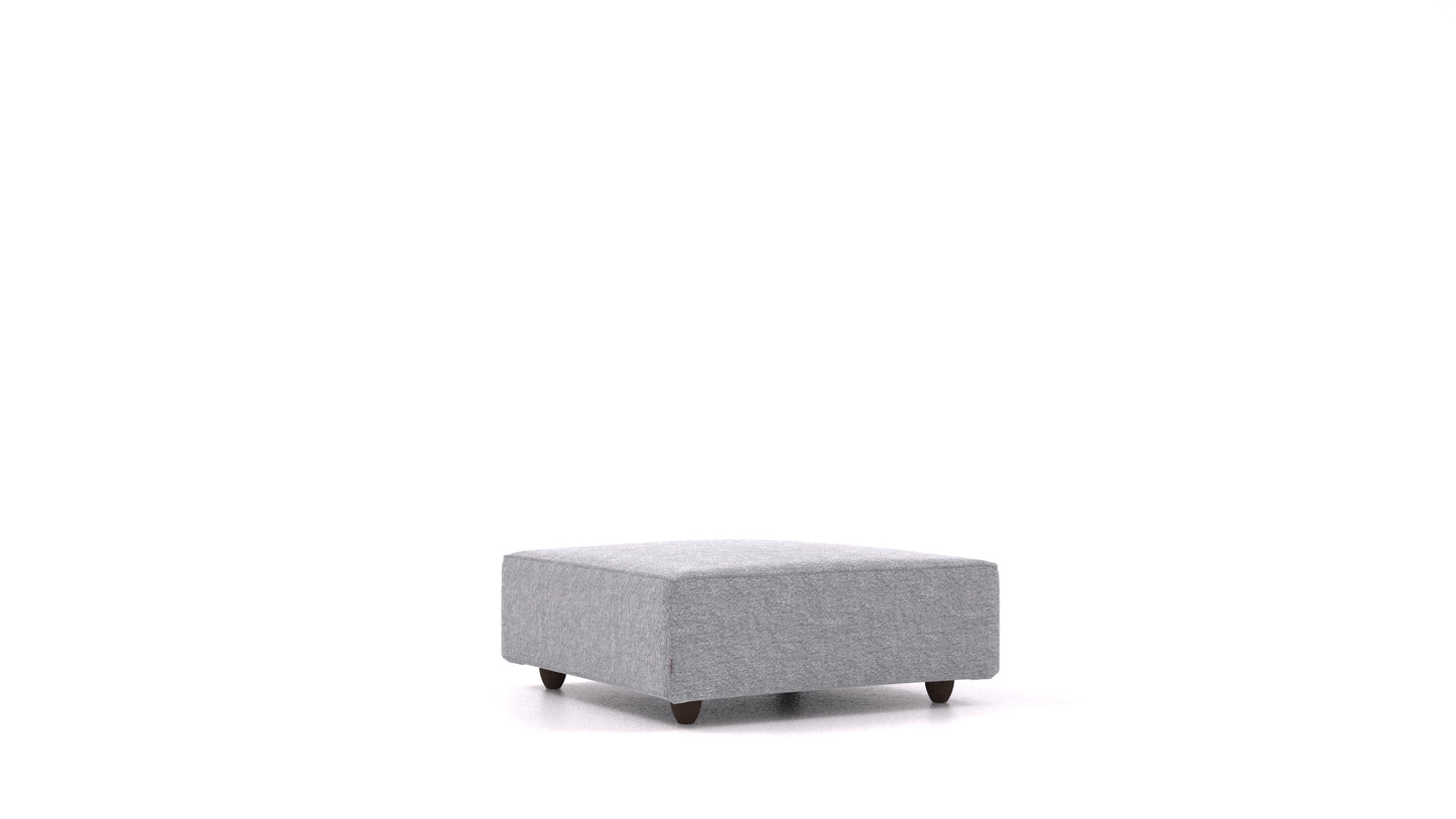 Cascais K, element modularne sjedeće FEYDOM u tkanini Phoenix FE-92 Dark Grey, tamne noge