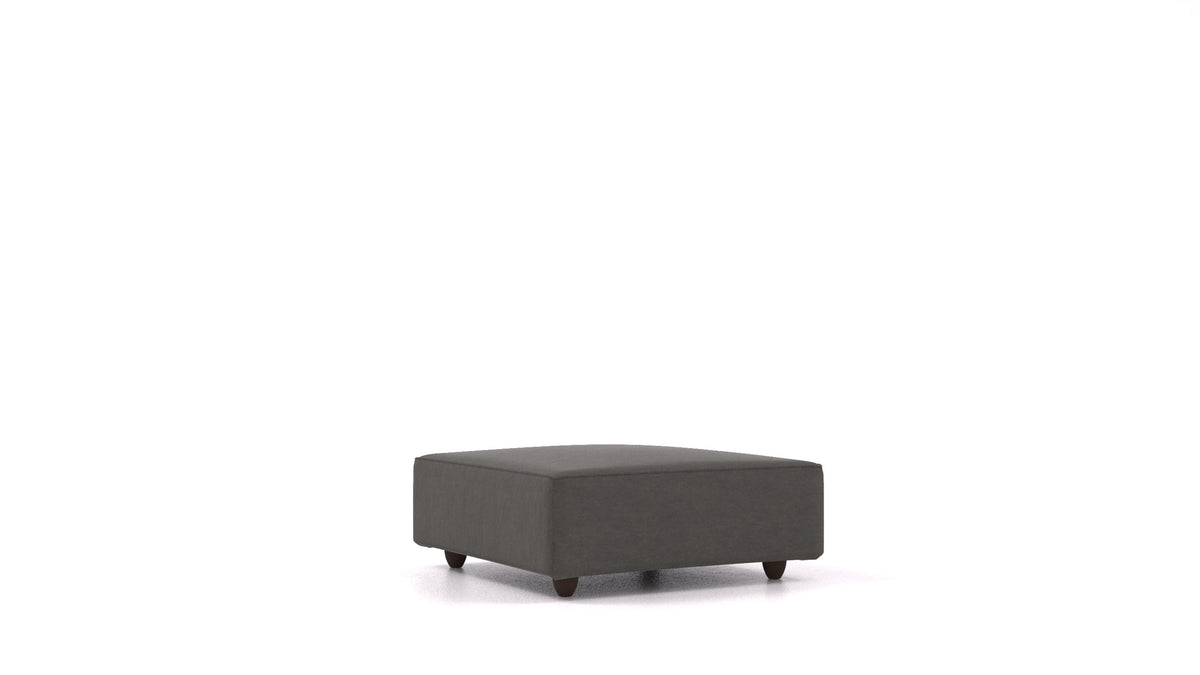 Cascais K, element modularne sjedeće FEYDOM u tkanini Mollia FF-12 Dark Grey, tamne noge