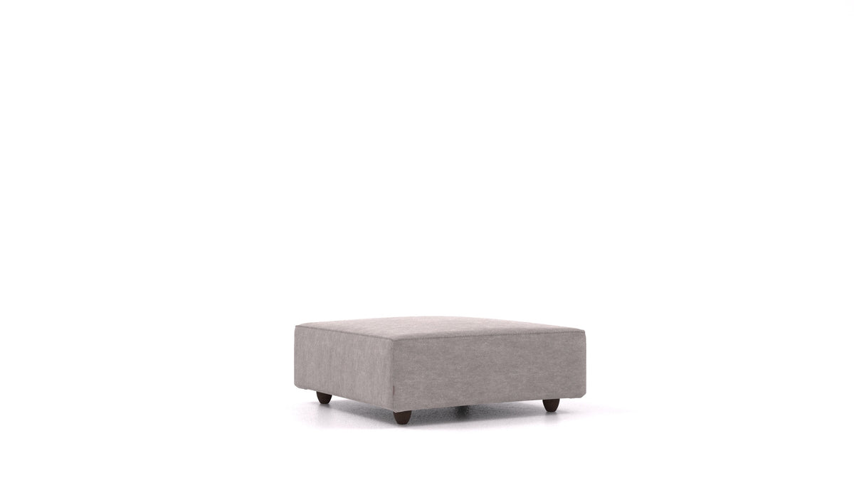Cascais K, element modularne sjedeće FEYDOM u tkanini Mollia FF-14 Middle Grey, tamne noge
