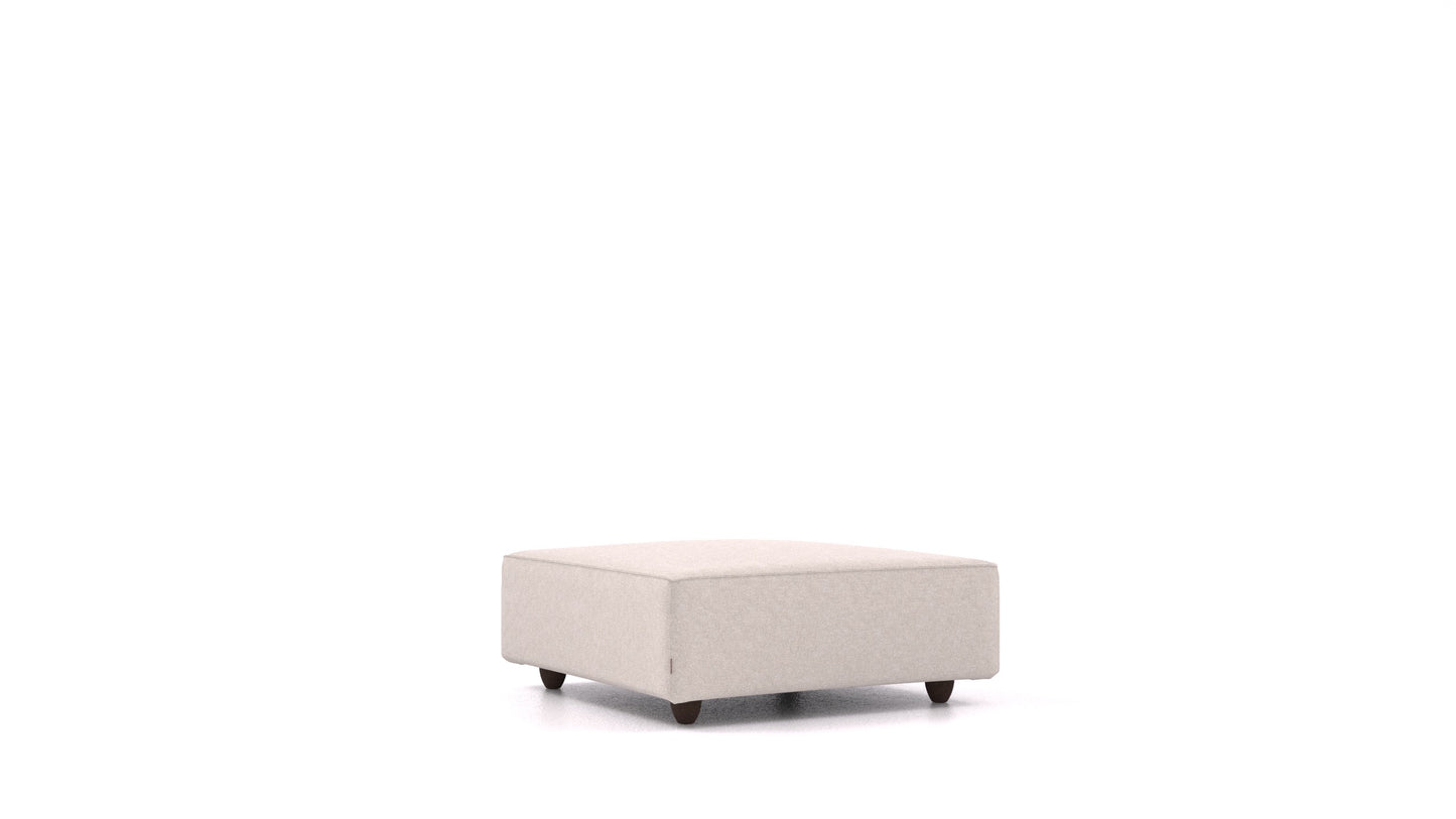 Cascais K, element modularne sjedeće FEYDOM u tkanini Icon IC-02 Natur, tamne noge