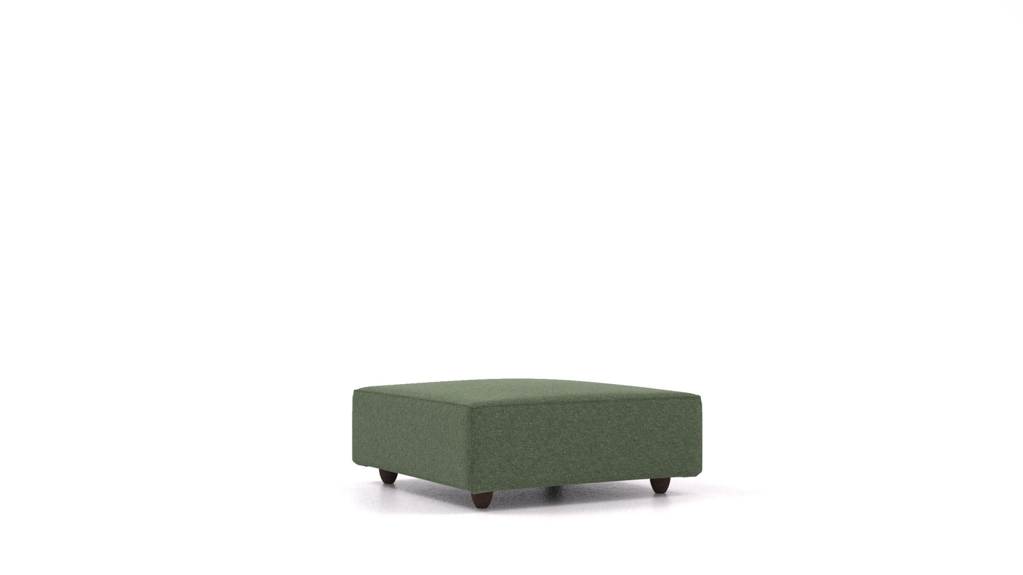 Cascais K, element modularne sjedeće FEYDOM u tkanini Icon IC-39 Forest, tamne noge