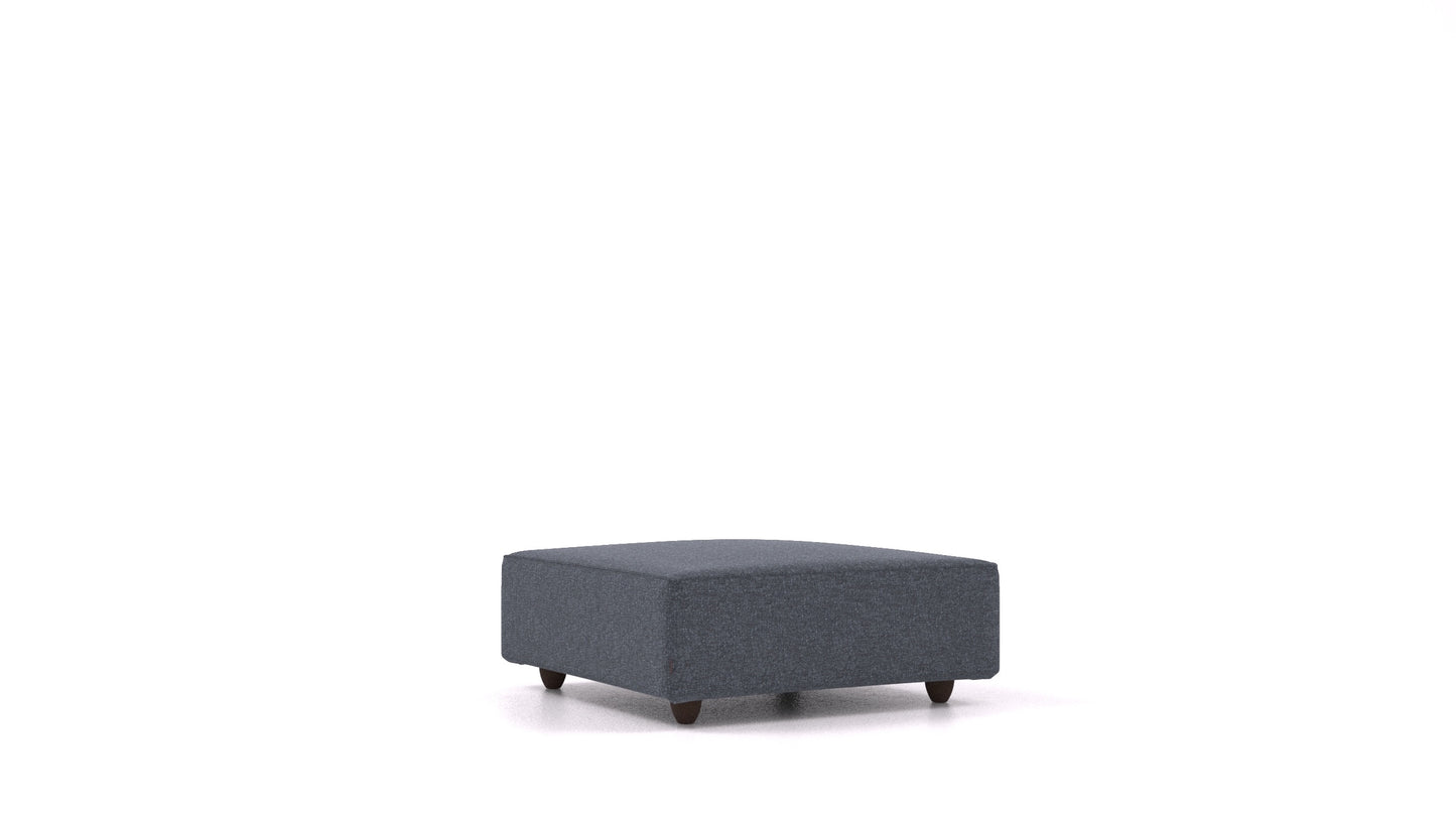 Cascais K, element modularne sjedeće FEYDOM u tkanini Icon IC-79 Deep Blue, tamne noge