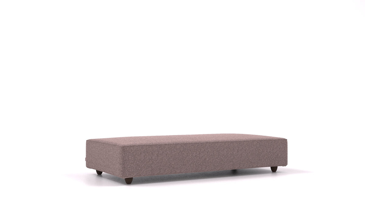 Cascais L, element modularne sjedeće FEYDOM u tkanini Icon IC-69 Marmo, tamne noge