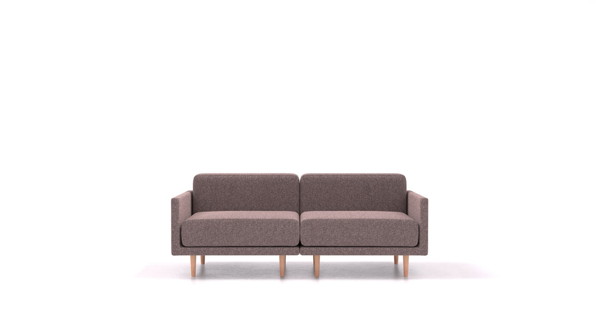 Clooods 2M, modularna sjedeća garnitura FEYDOM u tkanini Icon IC-69 Marmo, svijetle noge