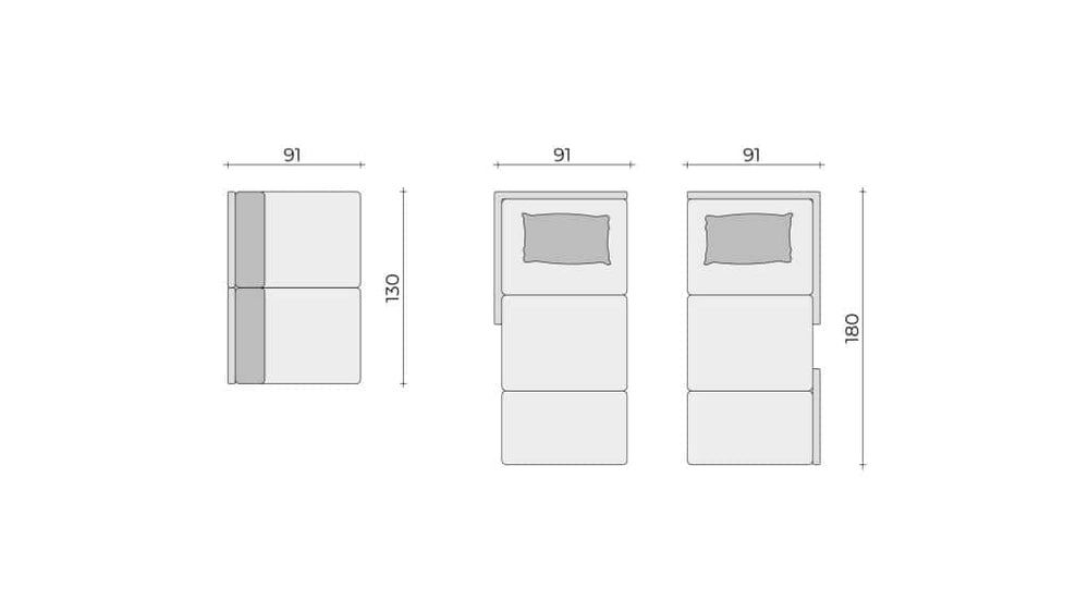 Clooods 4S2+ &ndash; 2x krevet + dvosjed