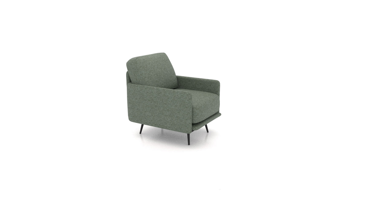 OIKO Fotelja+, element modularne sjedeće FEYDOM u tkanini Icon IC-39 Forest
