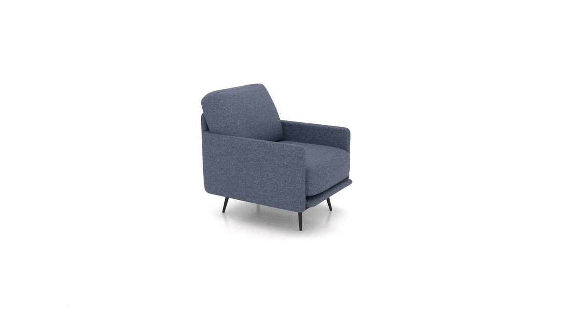 OIKO Fotelja+, element modularne sjedeće FEYDOM u tkanini Icon IC-79 Deep Blue