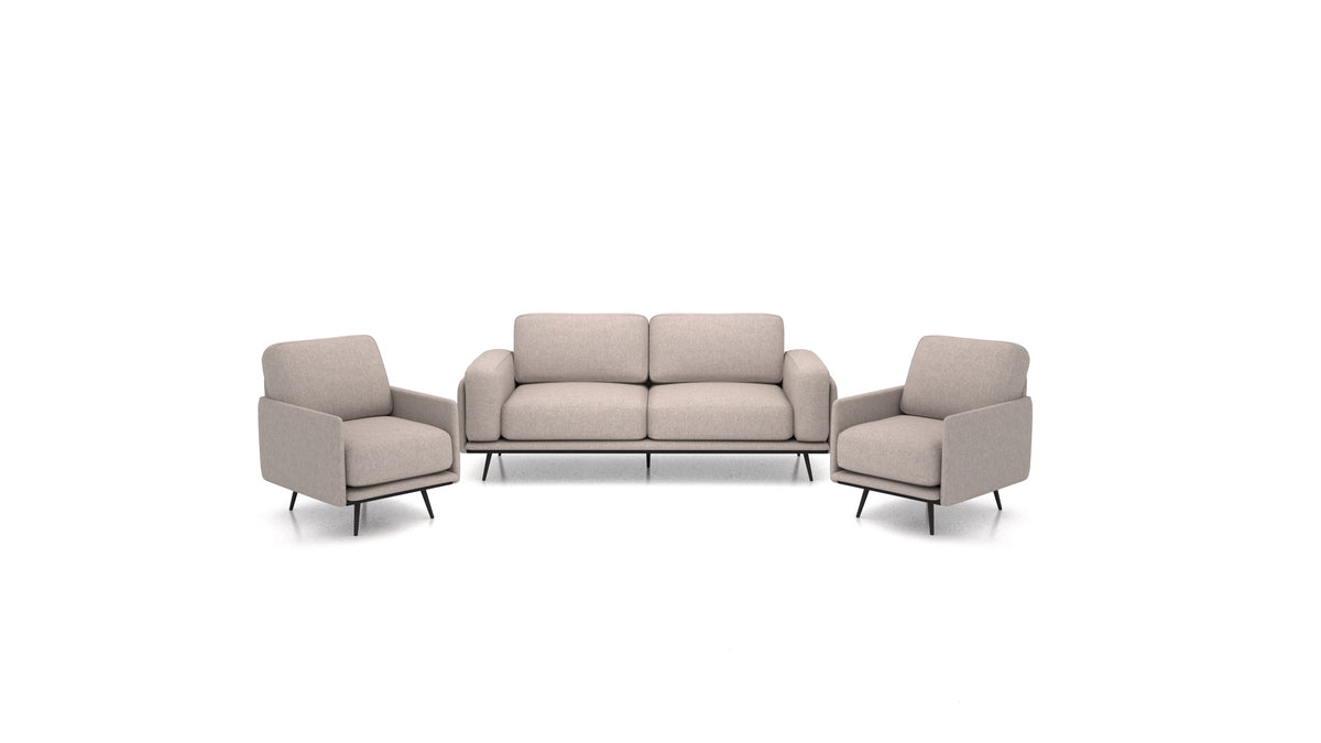 OIKO M, modularna sjedeća garnitura FEYDOM u tkanini Velare ET-15 Light Grey