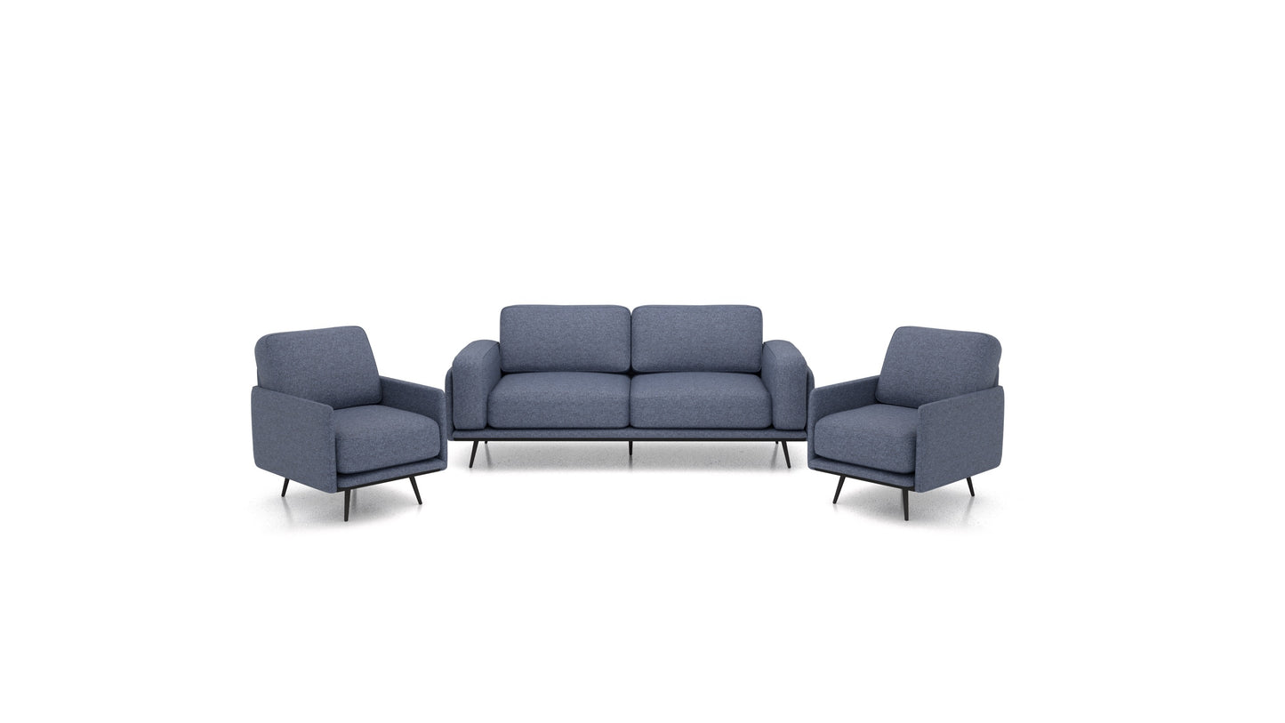 OIKO M, modularna sjedeća garnitura FEYDOM u tkanini Icon IC-79 Deep Blue