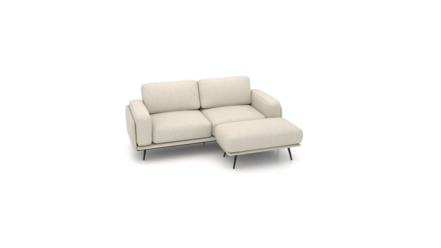 OIKO S, modularna sjedeća garnitura FEYDOM u tkanini Astra AT-80 Light Grey