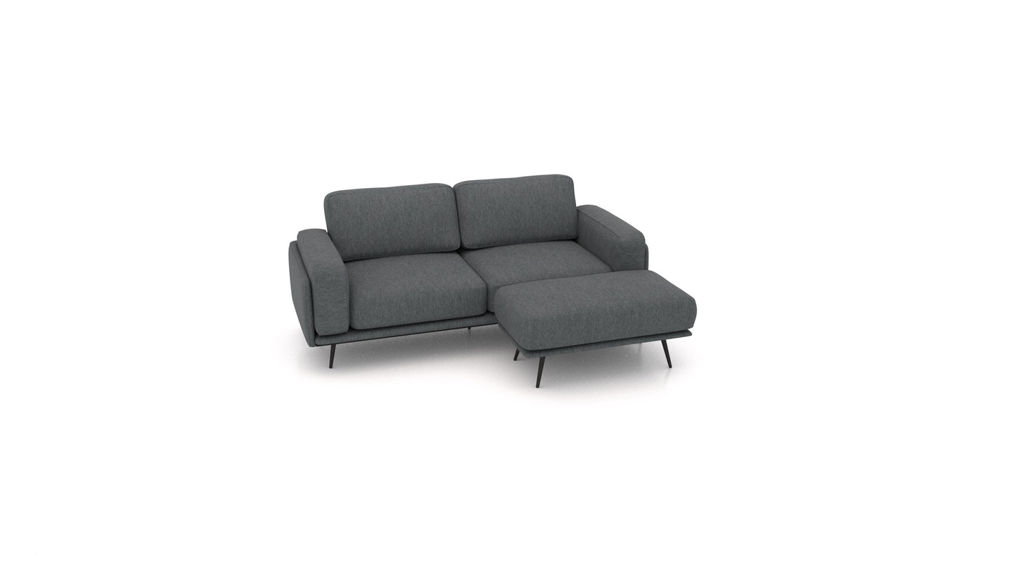 OIKO S, modularna sjedeća garnitura FEYDOM u tkanini Astra AT-88 Dark Grey