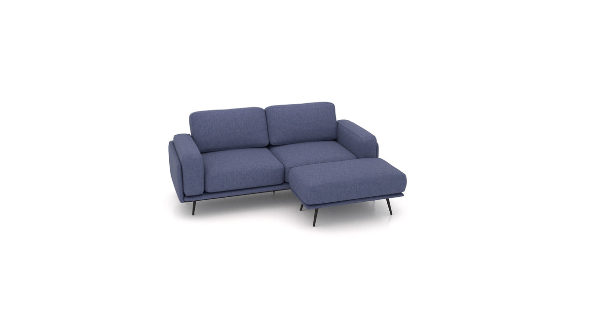 OIKO S, modularna sjedeća garnitura FEYDOM u tkanini Velare ET-80 Noble Blue