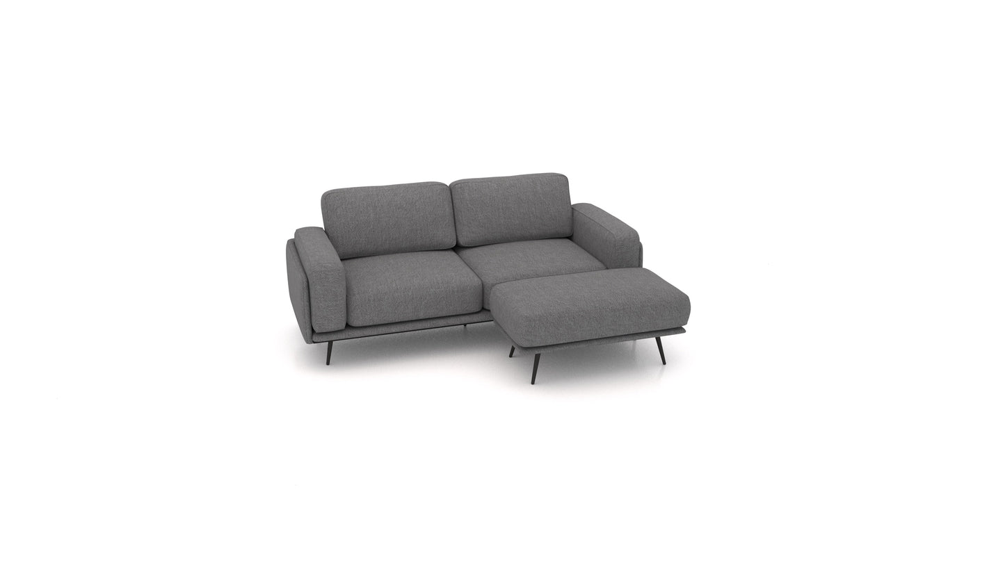 OIKO S, modularna sjedeća garnitura FEYDOM u tkanini Phoenix FE-92 Dark Grey
