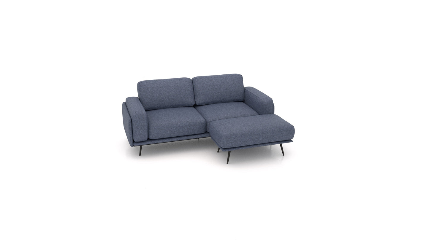 OIKO S, modularna sjedeća garnitura FEYDOM u tkanini Icon IC-79 Deep Blue