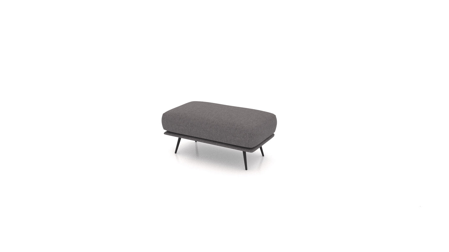 OIKO Tabure, element modularne sjedeće FEYDOM u tkanini Velare ET-12 Dark Grey