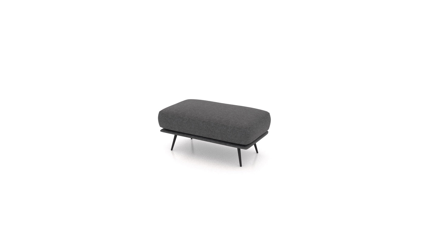 OIKO Tabure, element modularne sjedeće FEYDOM u tkanini Icon IC-99 Umbra