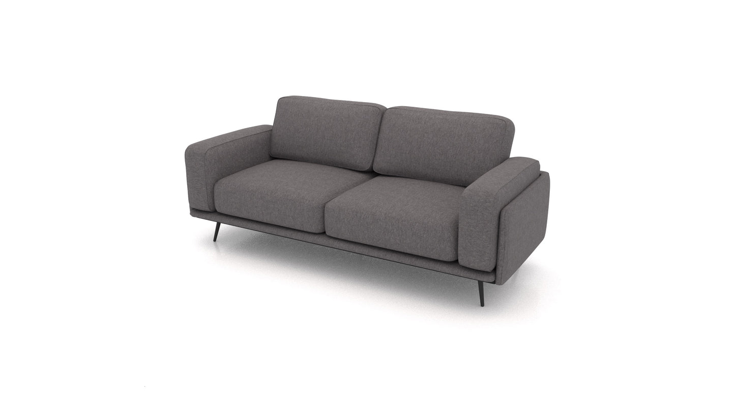 OIKO Trosjed, modularna sjedeća garnitura FEYDOM u tkanini Velare ET-12 Dark Grey