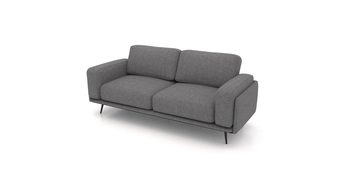 OIKO Trosjed, modularna sjedeća garnitura FEYDOM u tkanini Phoenix FE-92 Dark Grey