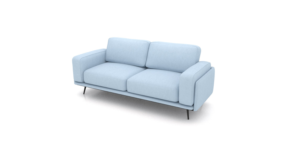 OIKO Trosjed, modularna sjedeća garnitura FEYDOM u tkanini Mollia FF-19 Pastel Blue