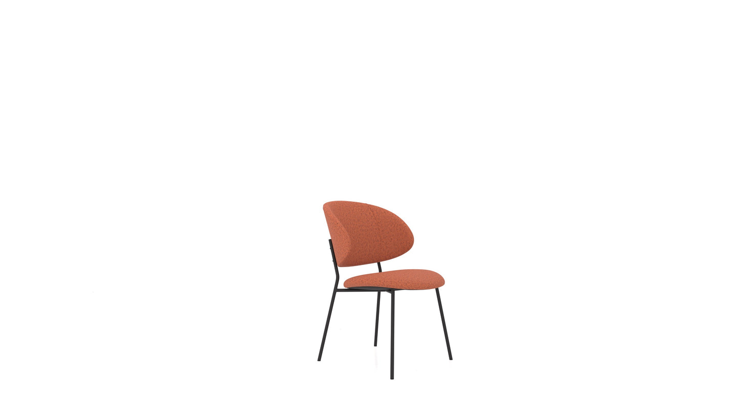 Stolica ST-2, tabure FEYDOM u tkanini Hygge HG-56 Terracotta