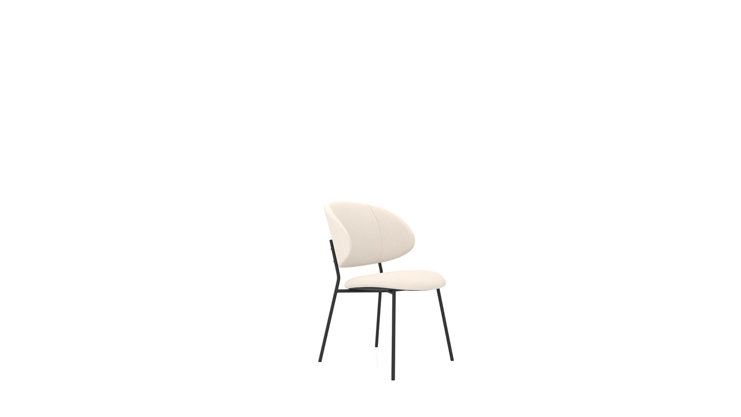 Stolica ST-2, tabure FEYDOM u tkanini Heim HM-03 White