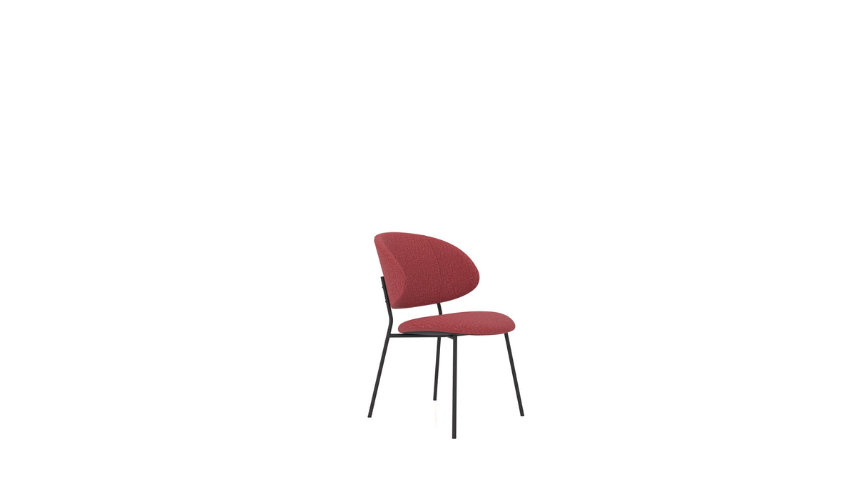 Stolica ST-2, tabure FEYDOM u tkanini Heim HM-58 Cherry