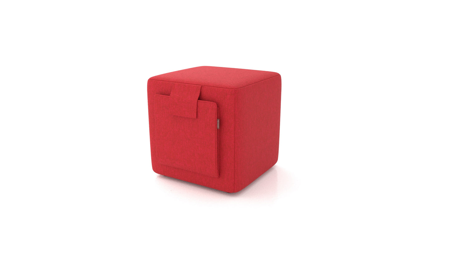 Tabure Tuck, tabure FEYDOM u tkanini Velare ET-11 Red