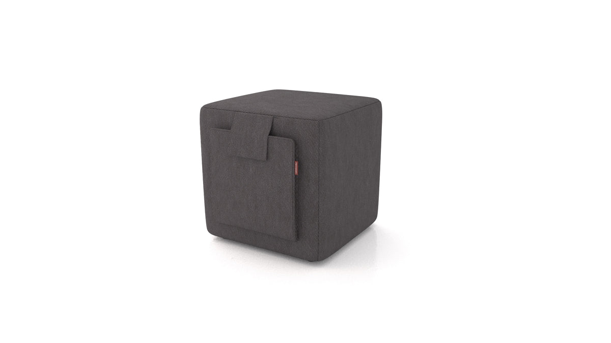 Tabure Tuck, tabure FEYDOM u tkanini Mollia FF-12 Dark Grey