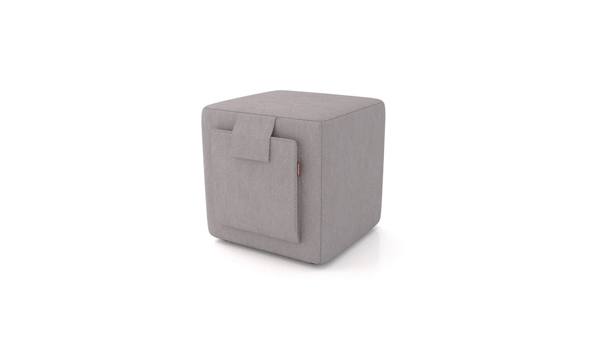 Tabure Tuck, tabure FEYDOM u tkanini Mollia FF-14 Middle Grey