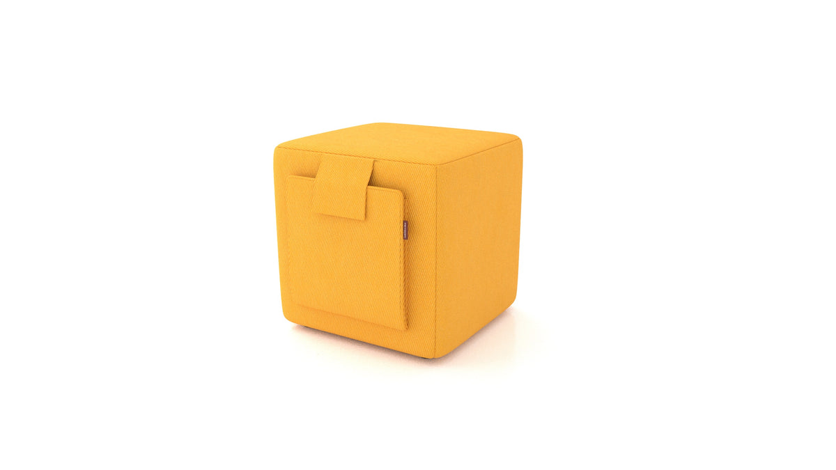 Tabure Tuck, tabure FEYDOM u tkanini Mollia FF-16 Yellow