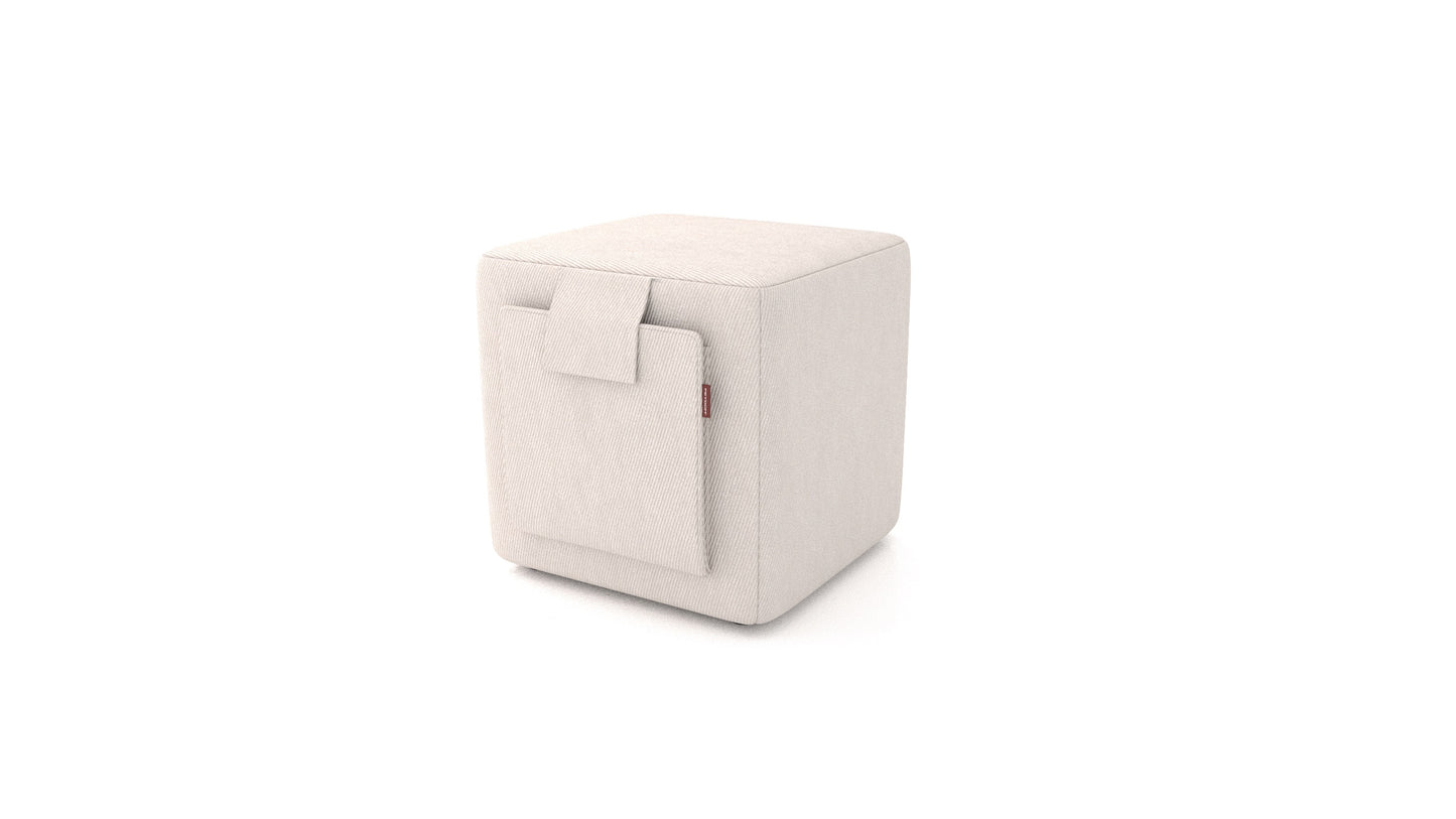Tabure Tuck, tabure FEYDOM u tkanini Mollia HC-04 White