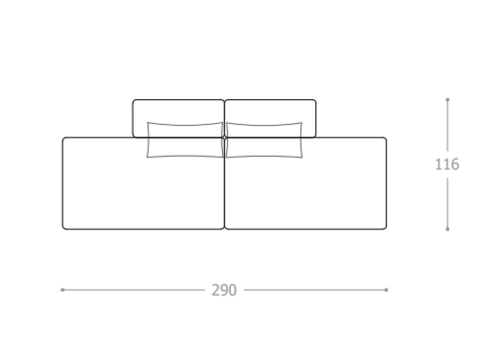 BonBon3 S &ndash; Sofa