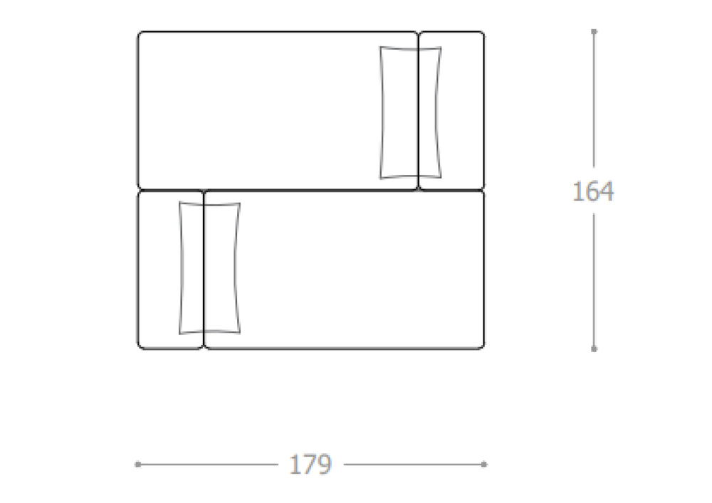 BonBon3 S &ndash; 2x Lounge