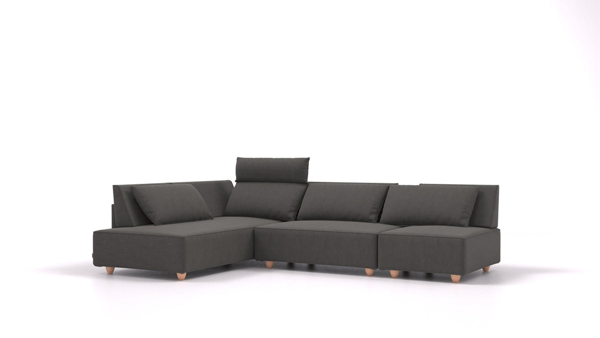 CasCais TVF – Mollia FF-12: Dark Grey, svetle nogice