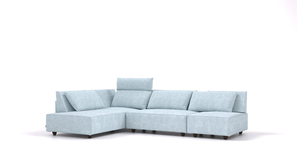 CasCais TVF – Mollia FF-19: Pastel Blue, temne nogice