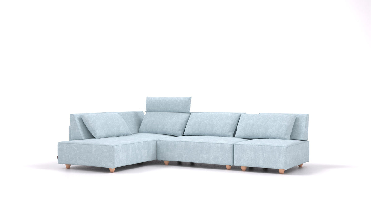 CasCais TVF – Mollia FF-19: Pastel Blue, svetle nogice