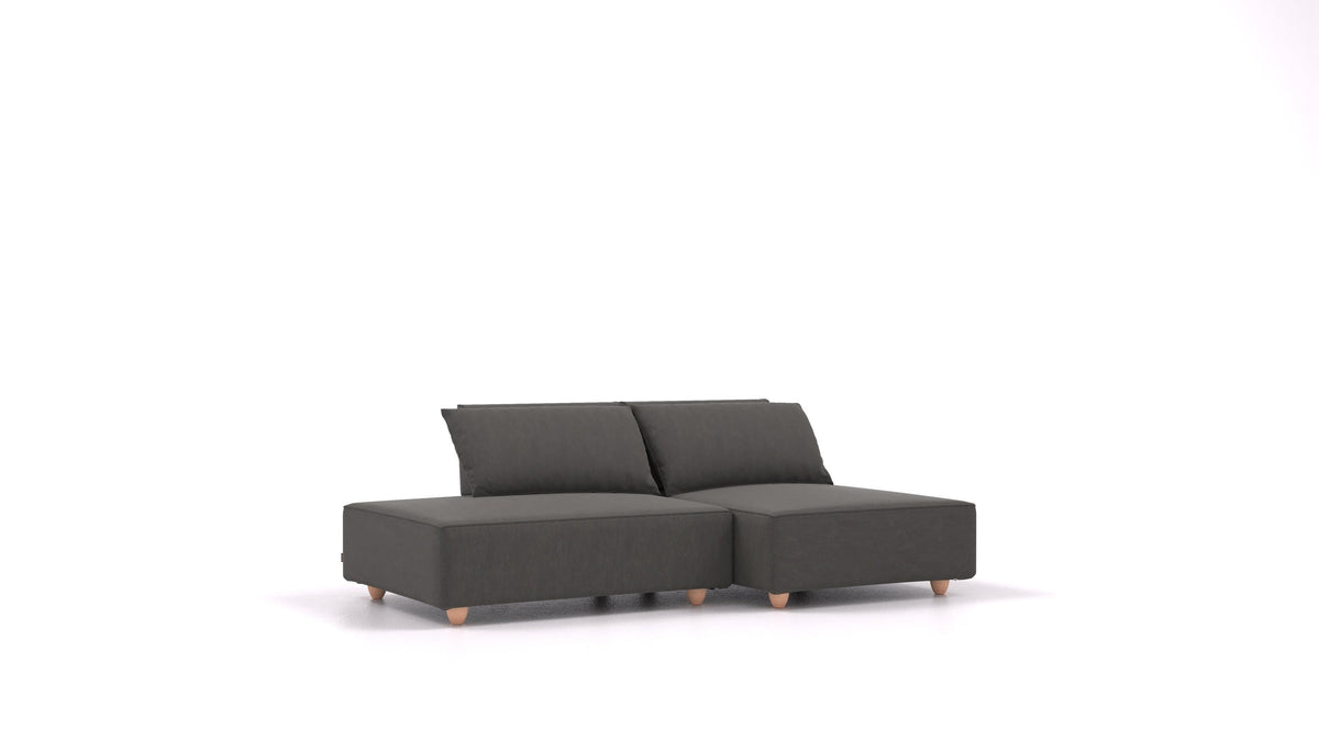 CasCais VV – Mollia FF-12: Dark Grey, svetle nogice